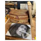 Picnic Basket, Bob Marley Print, Etc