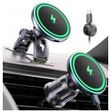MOKPR iPhone MagSafe Car Mount Charger