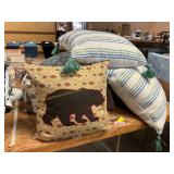 King Sheets + Throw Pillows
