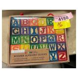 Wooden Alphabet Blocks