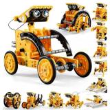 Lucky Doug 12-in-1 Solar Robot Kit for Kids