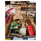 London Bus Bank, Frog Box, Lamp, Etc