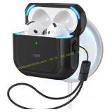 ESR AirPods 4 Case, MagSafe Orbit Hybrid Black