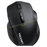TECKNET Bluetooth Wireless Mouse, 5 DPI, Black