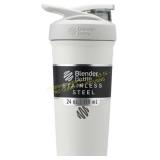 BlenderBottle Strada Shaker Cup, 24oz, White
