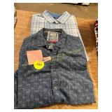 2ct Mens XXL Long Sleeve Button Downs