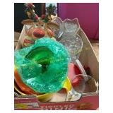 Reindeer Cookie Jar, Pitcher, Platter, Etc
