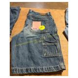Wrangler Size 36 Carpenter Style Jean Shorts