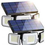 intelamp Solar Lights, 6000mAh Motion Sensor