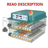 120 Egg Incubator: 5 Modes & Hatch Day Record