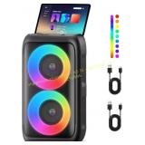 Bluetooth Speaker with 2 Wireless Mics