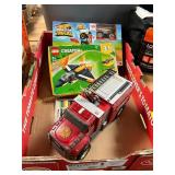 Hotwheels Truck, Firetruck, Lego Creator