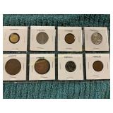 8ct Foreign Coins