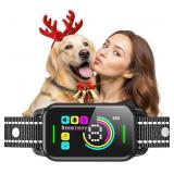 Dog Bark Collar for Large Dogs Dark Black