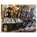 6ct Antique Dining Chairs