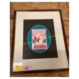 Framed Annie Poster