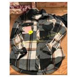 Thread + Supply XS Plaid Fleece Shacket