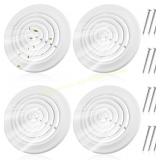 Therwen 4 Pcs 10" Round Vent Cover with Screws