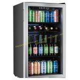 hOmeLabs Beverage Refrigerator with Door