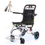 Lightweight Foldable Wheelchair for Adults
