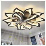 Dalouguan 35" Black Ceiling Fan with Lights