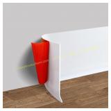 2Ct FONUNO Vinyl Wall Base 4" Self-Adhesive White