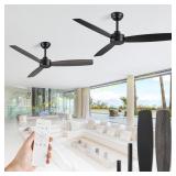 ZMISHIBO 2 Pack 52" Outdoor Ceiling Fans
