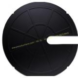 18" Metal Sump Pump Cover, Black Submersible