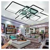 LED Ceiling Light 41.7in, 120W, Black