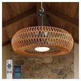 SPACORA 23.6" Outdoor Ceiling Fans with Lights