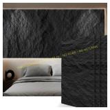 KASARO PU 3D Faux Stone Panels, 4 pcs