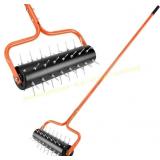 21" Rolling Lawn Aerator with 45 Spikes
