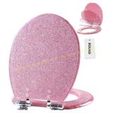 Angol Shiold ROUND Resin Toilet Seat Glitter