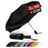 BLUE Repel Windproof Travel Umbrella - Auto Open