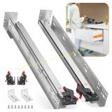 Soft Close Bottom Mount Drawer Slides 21"