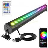 90W Smart Wall Washer Light, Bluetooth Fixture