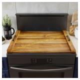 SpaceAid Stove Cover & Tray Acacia 29.5x22