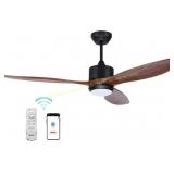 Ovlaim 60" Smart Ceiling Fan with Lights