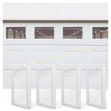 NeatiEase 4 Pcs Garage Door Window Inserts