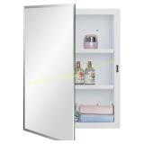 IDYLLOR Medicine Mirror Cabinet, 16x20