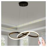 HuisMier Modern Ring Chandelier, LED Pendant