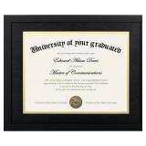 upsimples 11x14 Diploma Frame with Mat