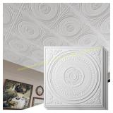 Art3d Drop-in Ceiling Tiles 24x24, White