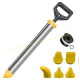 Concrete Grout Gun, Stainless Steel, 5 Nozzles