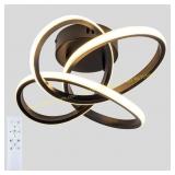 TIAZFCA Modern Ceiling Light: 36W LED, Dimmable, B