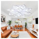 Modern LED Ceiling Light, 12-Leaf