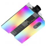 Bathroom Exhaust Fan with Heater, Grey