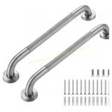 Shower Grab Bars, 18" - 2 Pack, Stainless
