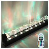 24W RGB LED Water Wave Light Bar with Remote