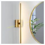 CCYCOL Gold LED Vanity Lights 24" 18W 3500K